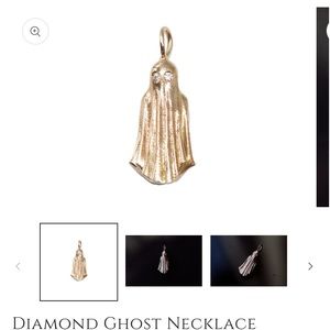 Sofia Zakia diamond ghost pendant